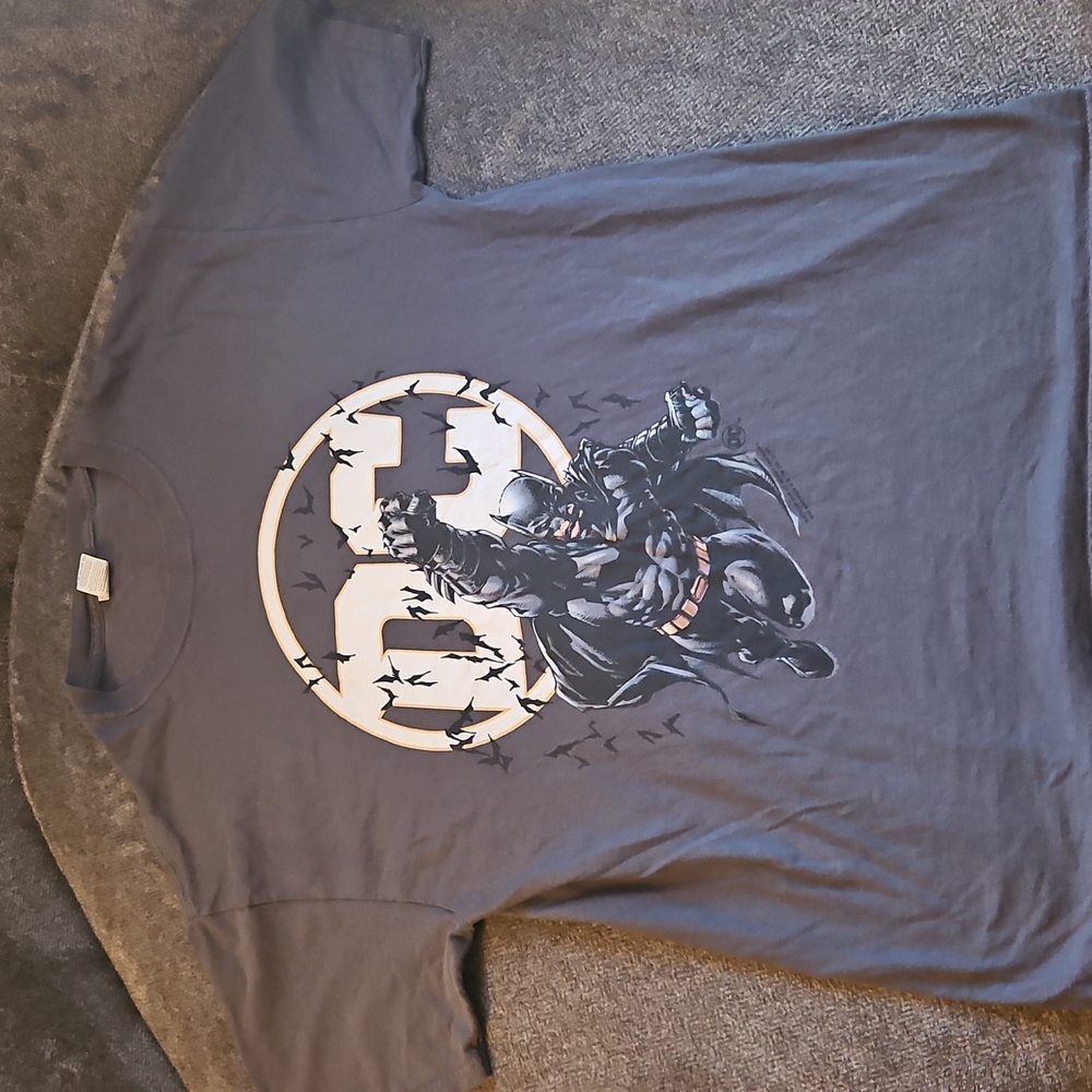DC Comics Batman Logo Tee - Dark Gray